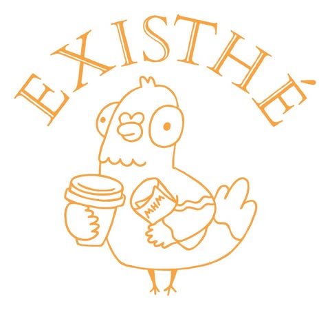 piegon blanc et orange curved